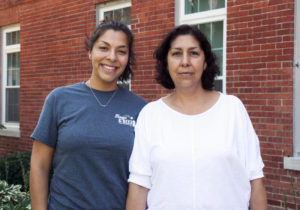 Anne Marie Amacher Eliana de Santiago, left, and her mother, Patricia de Santiago, will travel to Philadelphia this week to hear Pope Francis. About 60 people from the Midwest, including the Diocese of Davenport, are taking a bus to Philadelphia with the diocese’s Multicultural Ministry Office.