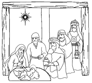 CMKIDS - Manger wise men scene 2016