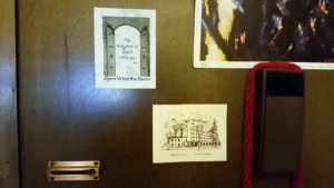 Contributed Columnist Kathy Berken created her own Holy Door of Mercy as pictured above.