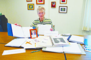 Contributed Sister Dolores Schuh, CHM, has filled six binders with correspondence and artwork collected from her pen pal, Danny, and other death row offenders. As a member of the National Coalition to Abolish the Death Penalty she collects signatures towards the goal of 90 million names supporting abolishment.