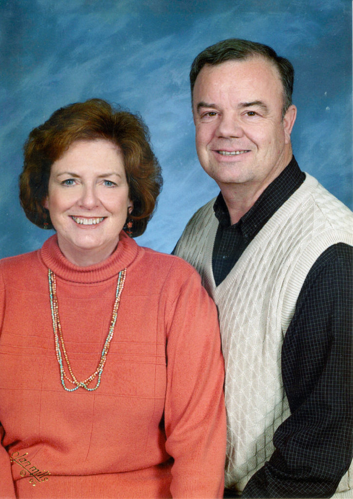 Contributed Kathy and Gary Hunt are pictured in this photo taken prior to Gary’s sudden death in 2007. Kathy shares her story of arranging his funeral and how she is now pre-planning her funeral Mass to help alleviate the burden for her family. 
