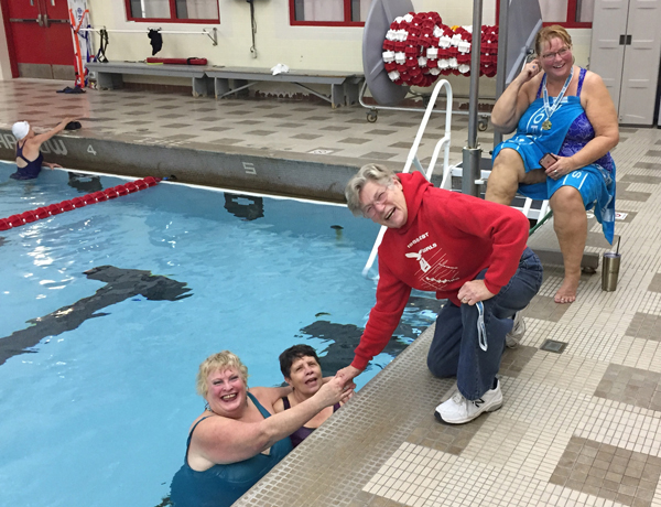 Persons, places and things: Swimmer's memory lives on in pool