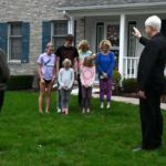 Priest, deacon bless 67 households on Easter Sunday